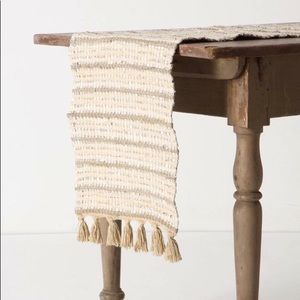 Anthro Invierno Table Runner Long woven